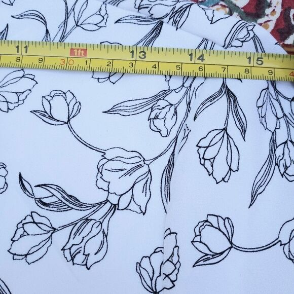 Banana Republic Floral Print Pockets Lined Top Rom - Picture 3 of 11